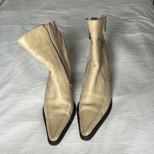 VINTAGE HARLEY-DAVIDSON white boots